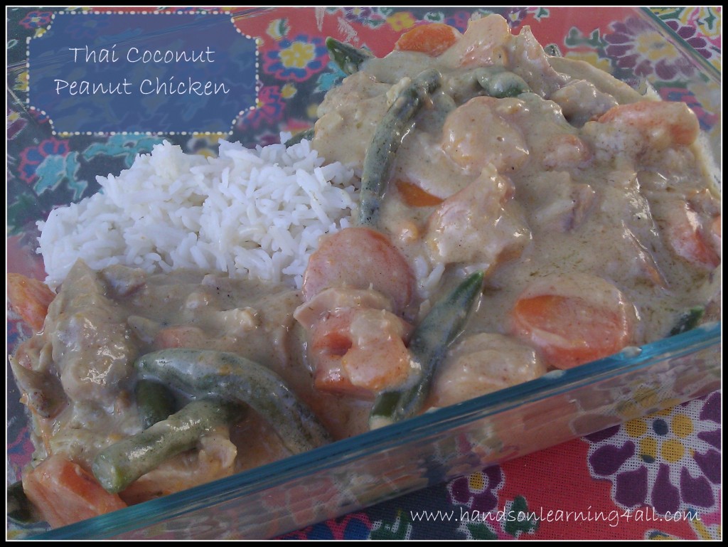 Thai Coconut Peanut Chicken