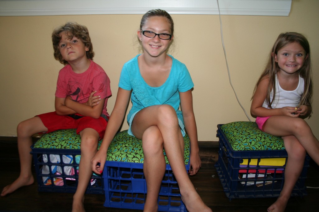 Milk Crate Seats (and Storage) Hands on Learning 4 All