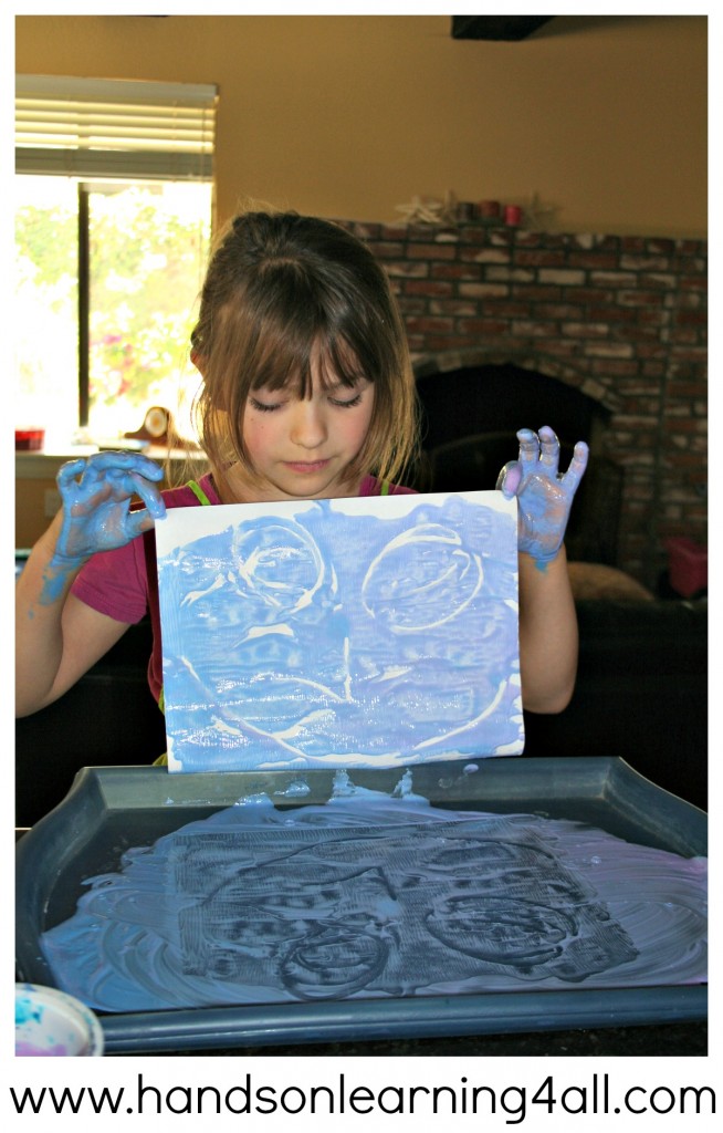 Finger Paint Printing 3