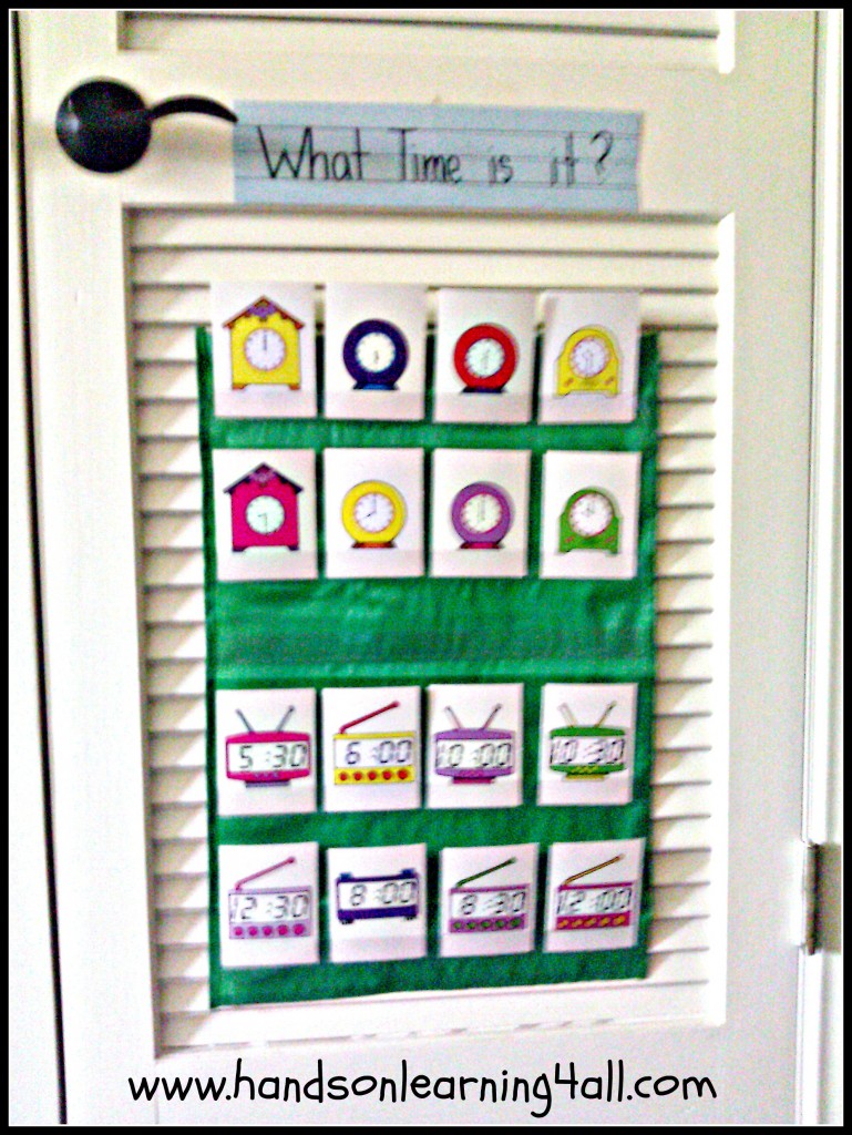 Time Pocket Chart Game