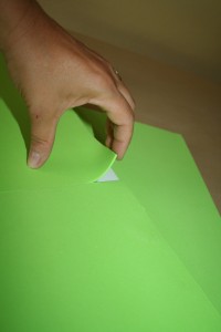 Glue foam sheet directly to craft foam boards